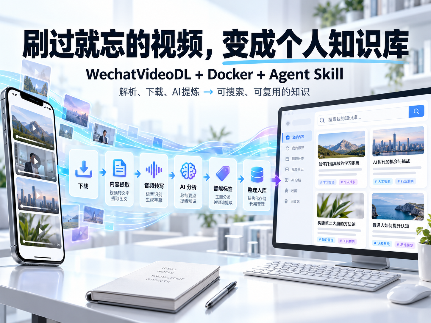 我把“刷过就忘”的视频，变成了自己的个人知识库